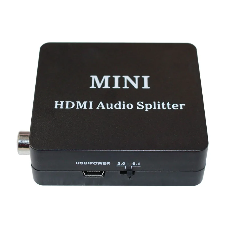 

HDMI-compatible Audio Splitter with Spdif Coaxial Earphone Output Support HD 1.4 Extractor Converter for DVD PS4 HDTV