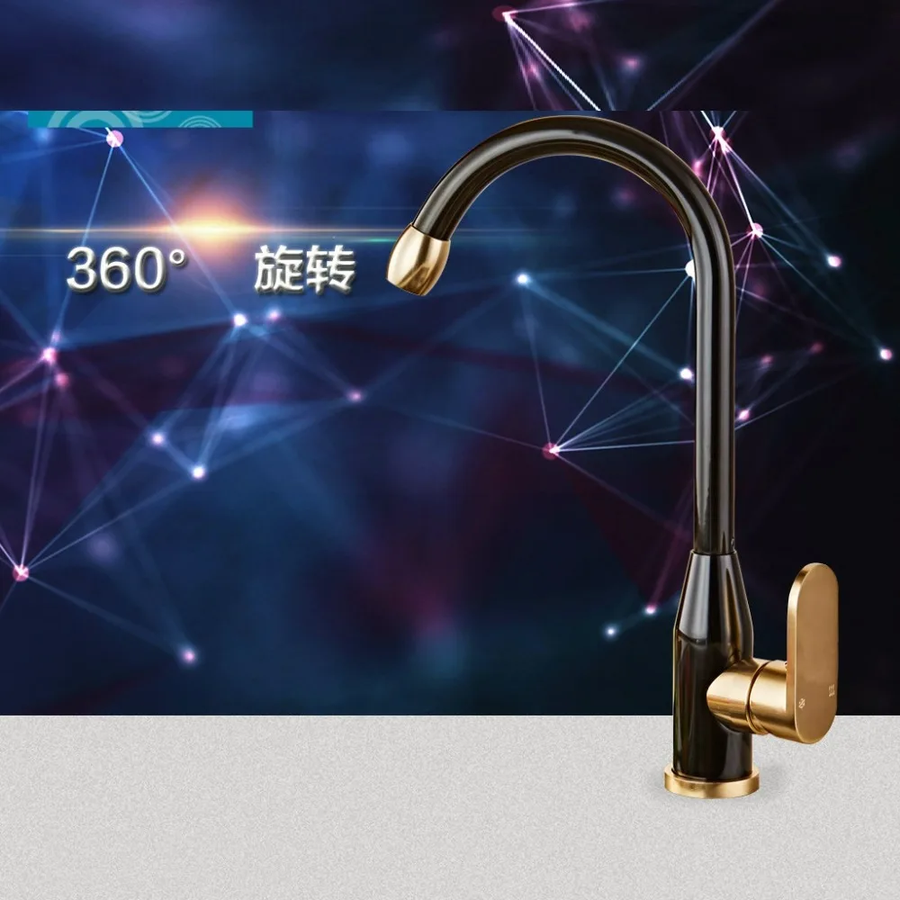 KitchenVidric Faucet Best quality Space aluminum basin faucet oil bubbed basin sink faucet hot cold tap torneira de cozinha