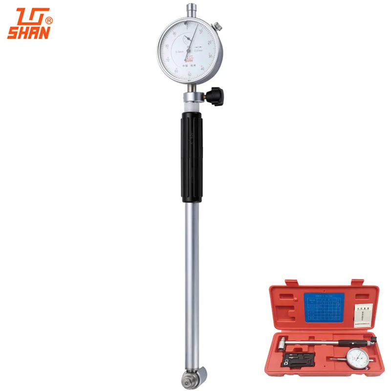 

SHAN Dial Bore Gauge 35-50mm/0.01 Dial Indicator Micrometer Cylinder Internal Bore Measuring Engine Gauge