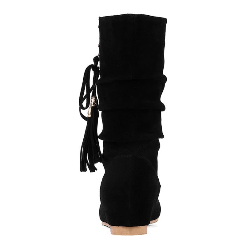 Autumn Style 30-52 Size Thigh High Women Femininas Knee-high Boots  Masculina Zapatos Botines Mujer Chaussure Femme Shoes 7900-1