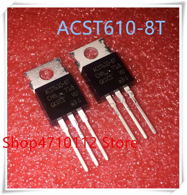 

NEW 10 шт./лот ACST610-8T ACST6108 TO-220 IC