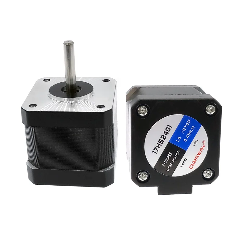 40MM High torque 42 Stepper Motor 2 PHASE 4-lead Nema17 motor 42BYGH40 40MM 1.7A 0.45N.M LOW NOISE (17HS2401) for CNC XYZ