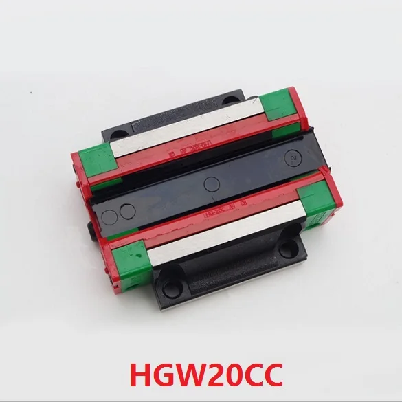 

4pcs/lot HGW20CA ( HGW20CC ) Slider Block Flange Carriage Block Match Use HGR20 20mm Linear Rail Guide CNC DIY Parts China made