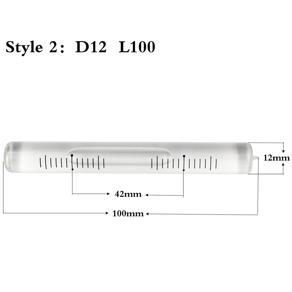 HACCURY High Precision Spirit Level Bubble Strip Spirit Level Accuracy 0.02mm/m(4\