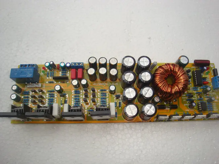 Placa amplificadora de AUDIO, componente discreto, DC12V, A1943, C5200, 120W + 120W, con protección de altavoz UPC1237
