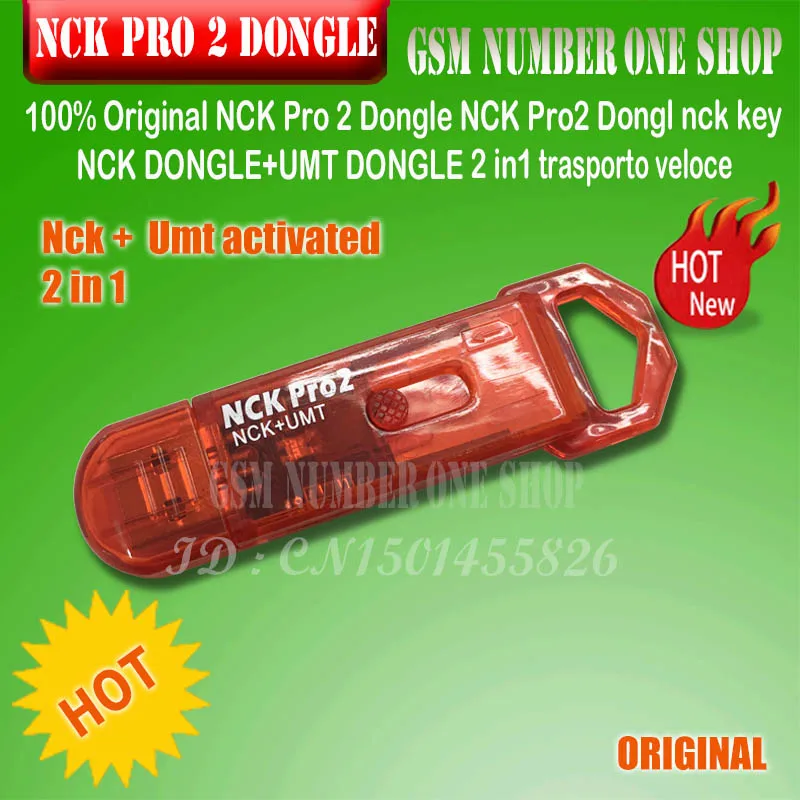 2024 Original New NCK PRO 2 DONGLE / NckPro2 nckkey (NCK+UMT ) 2 in 1 with Sim Smart Card And one year Activation Tool