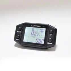 Speed Meter GPS Multifunction Hour Meter Digital Self Powered Engine Tachometer RPM with Voltmeter Service Reminder Gauge