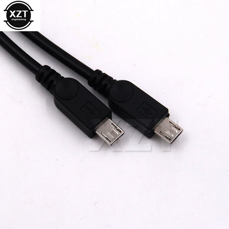 1pc A sub-second kabel do ładowania danych USB 1 żeński do 2 męski Micro USB Y splitter kabel do androida