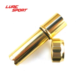 LURESPORT 2PCS Aluminum Joint of Heavy Duty Trolling Aluminum handle Rod Building Component Repair boat rod DIY Accessory