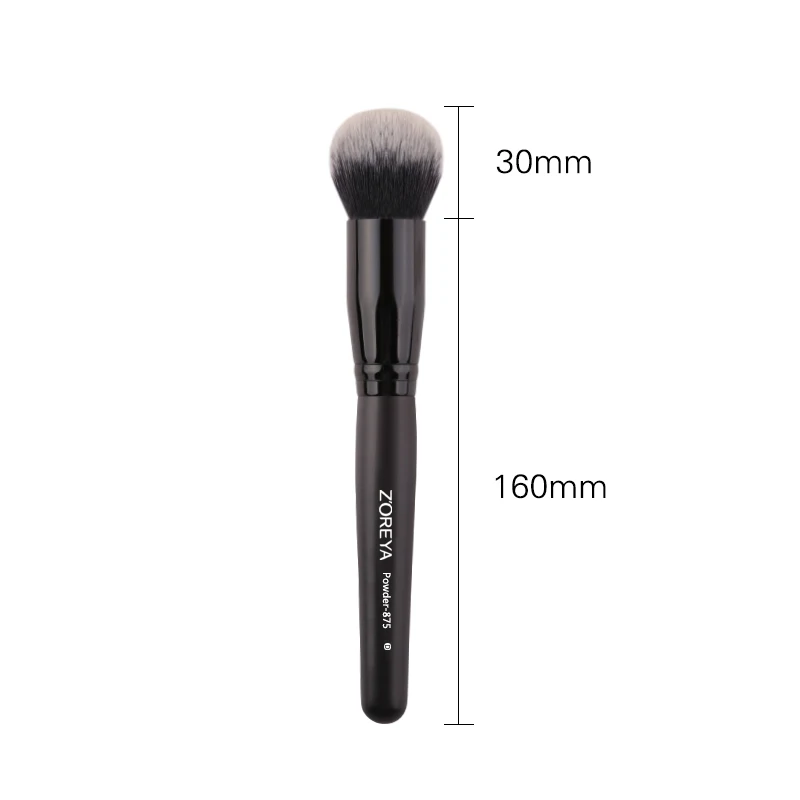 Zoreya Brand Beauty Powder Brush Makeup Brushes  Foundation Round Make Up Cosmetics wooden Brushes Soft hair to face Makeup