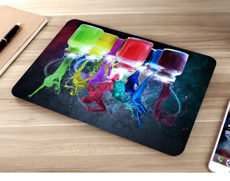 Oil Series Colors Painting Laptop Case Shell Cover For Apple Macbook Air Pro Retina 11 12 13 15 16 Touch Bar & ID Laptop Case