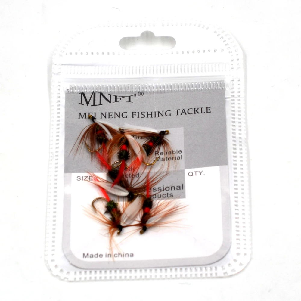 MNFT 6PCS 10# Royal Wulff Dry Flies for Trout Fishing Flies Coachman Fishing Fly Wholesale Fly Fishing Tackle