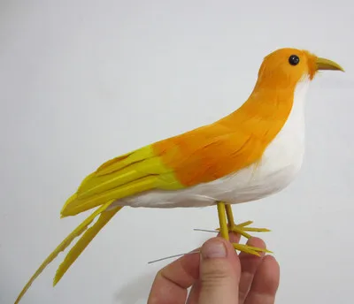 

creative simulation yellow bird model foam&furs cute bird toy gift about 22cm 2853