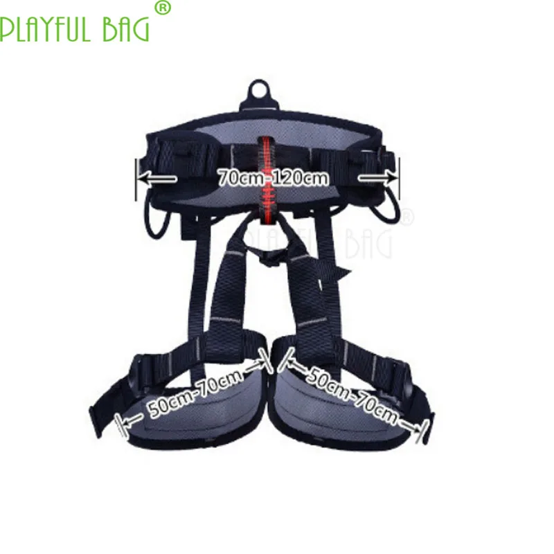 

Outdoor indoor climbing equipment speed drop expansion high altitude operation safety belt half body caving safety belt ZL40