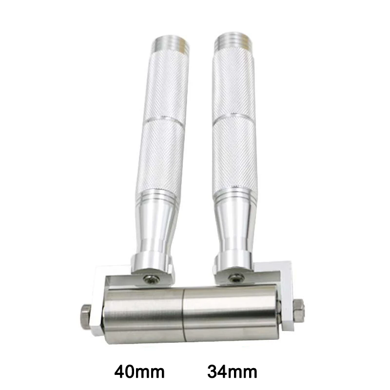 Stainless Steel Handle Wallpaper Roller Pressure Roller Tool with Bearing Home Decor Apply Hand DIY Tool Platen Roller Wheel