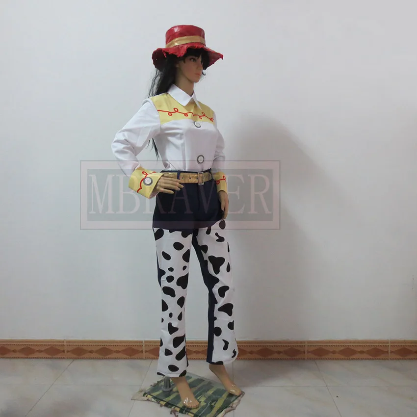 The Yodeling Cowgirl Jessie Top Pants Outfit Full Set Adult Halloween Cosplay Costume image 3
