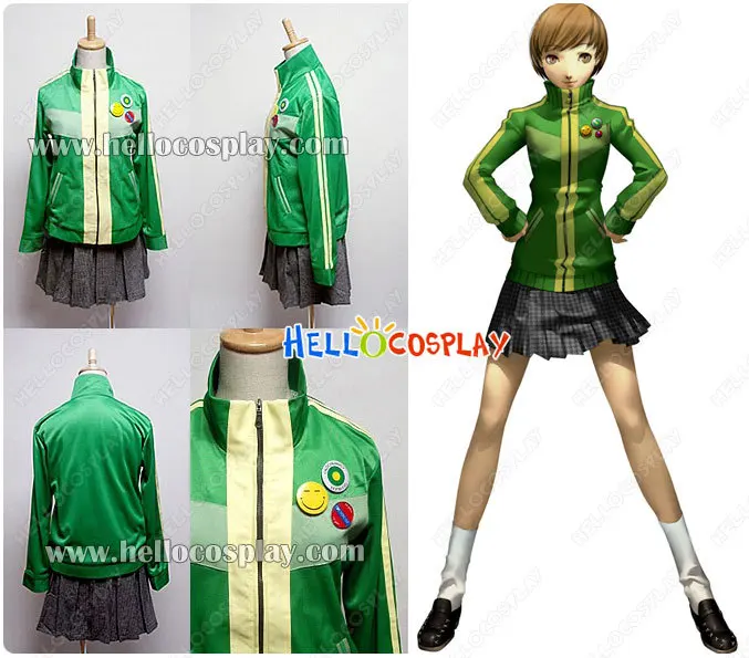 

Persona 4 Cosplay Chie Satonaka Costume H008