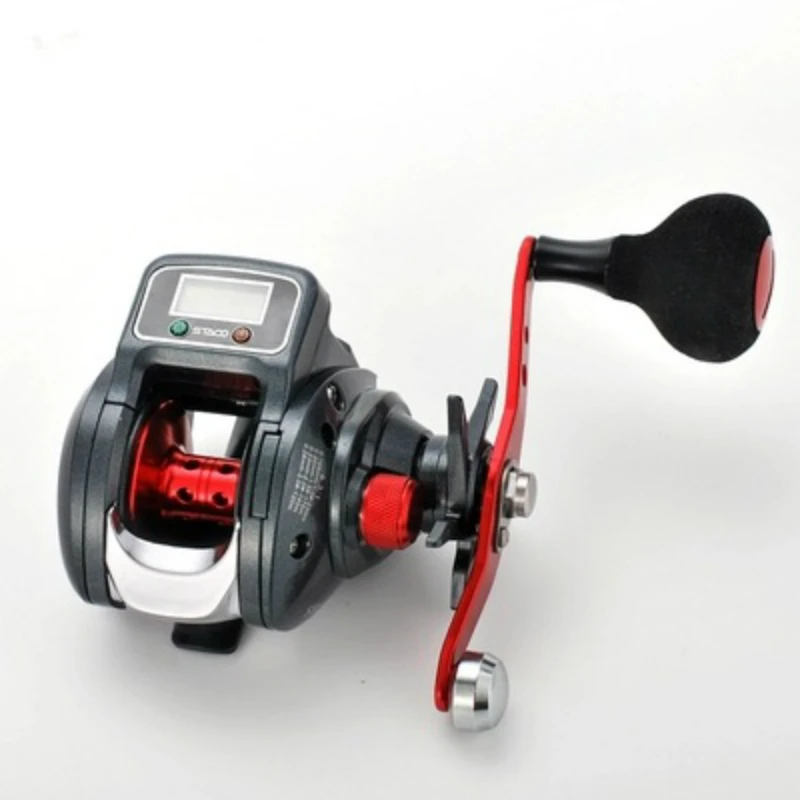 

New Arrivel Digital Display Cast Drum Wheel 9+1 Ball Bearing 6.3:1 High Gear Ratio Bait Casting Fishing Rell Distant Pesca Reel