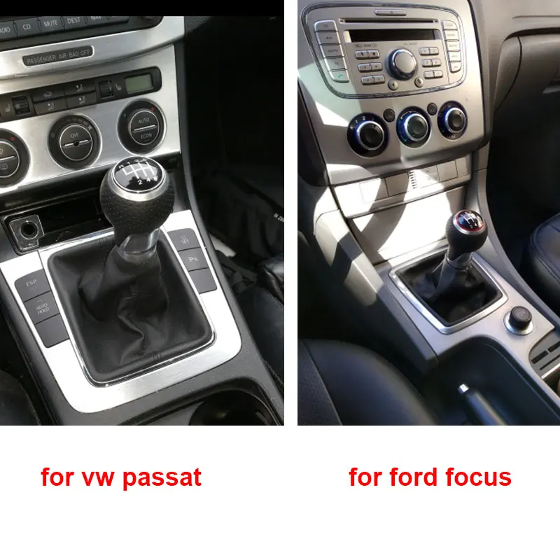 12mm 5 6 Speed Car Shift Gear Knob Lever Stick For Audi A4 B6 B7 B8 A6 A3 SLine VW Golf Polo Bora Passat Ibiza 6J Seat Leon Mk1