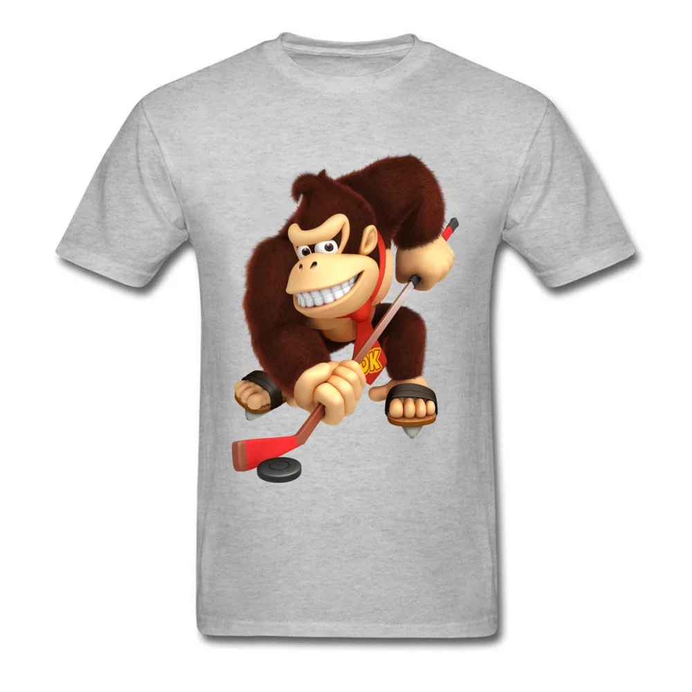 Brand New 3D Print Men Black T-shirt Monkey Gorilla Playing Ball Cartoon Tops & Tees Christmas Unique Fun T Shirt