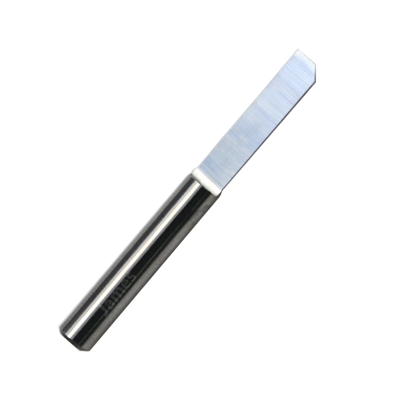 HUHAO Haft Straight Router Bits CNC Cutter Carbide Cutting Tools Engraving Bit Work on PVC/Wood Machine