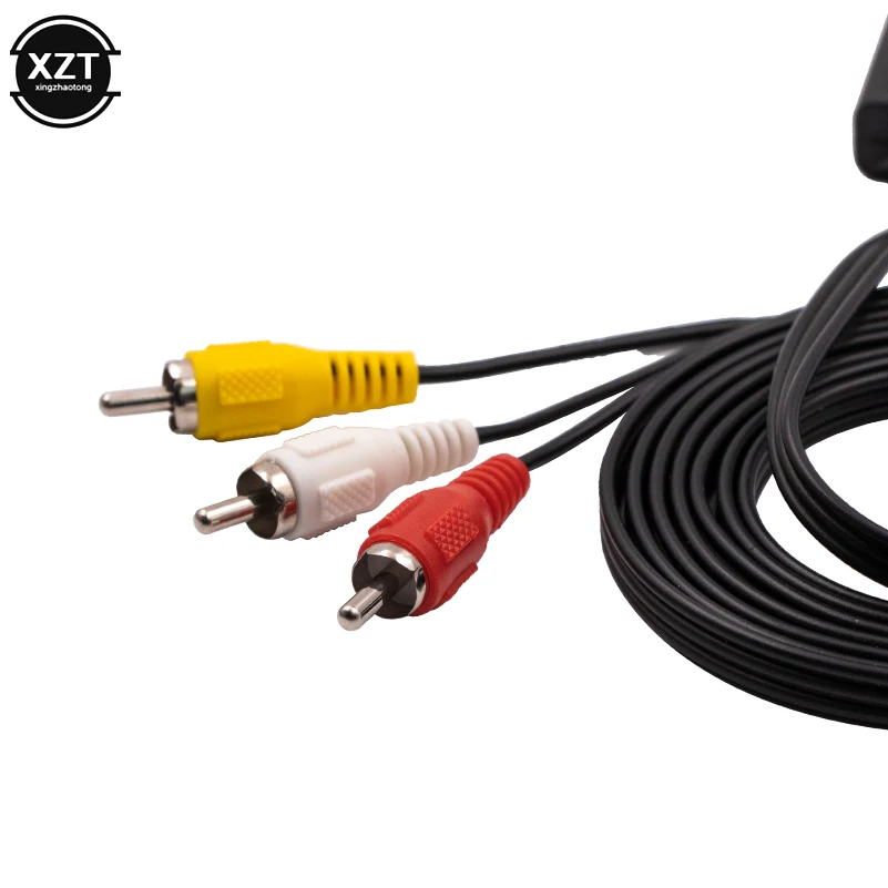 

1Pcs For N64 SNES Gamecube 6FT RCA AV TV Audio Video Stereo Cable Cord Durable Connector For Nintend 64 1.8M