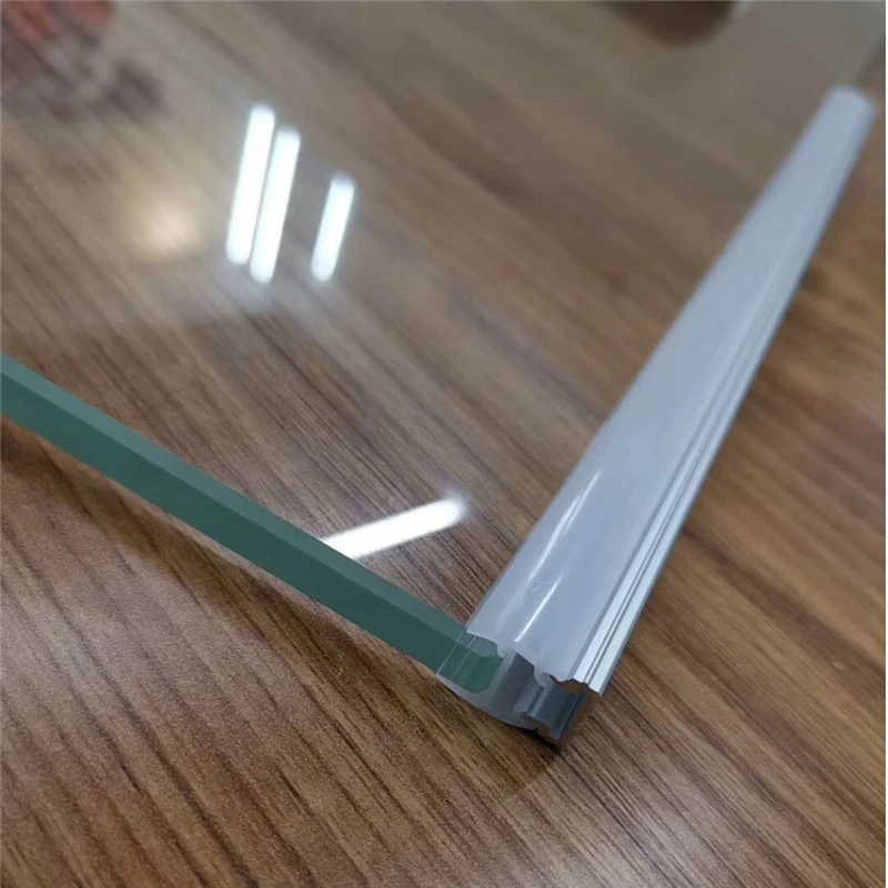 10-30pcs/lot 80nch 8mm thick glass nipping lighting led aluminium profile ,10mm strip linear channel to illuminate glass