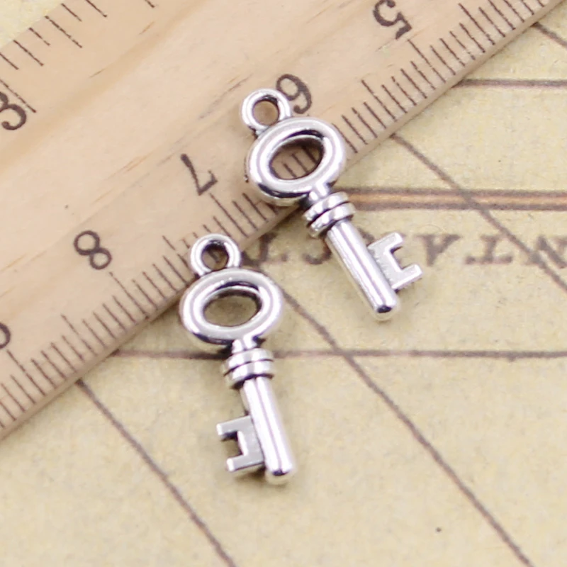 20 sztuk Charms wytrych 18x6mm tybetański srebrny kolor wisiorki antyczna biżuteria Making DIY Handmade Craft