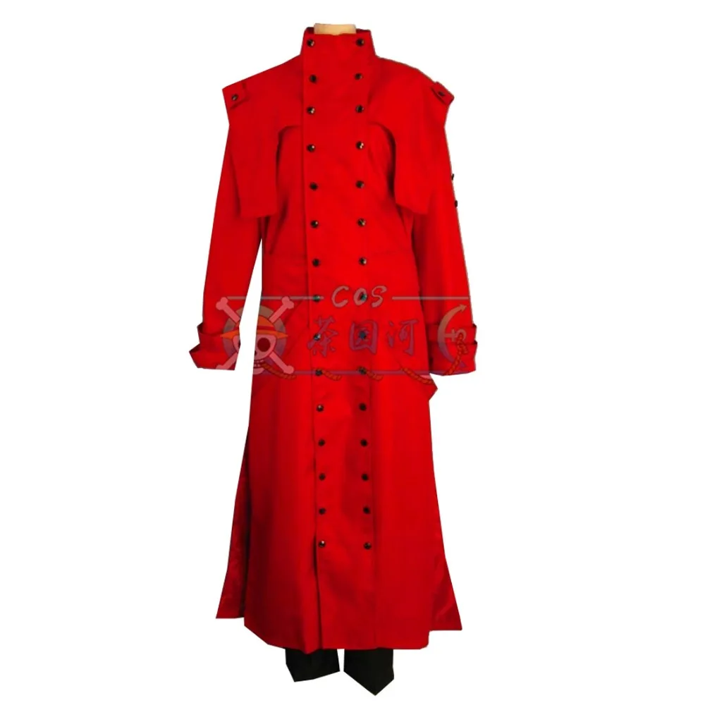 2024 Vash The Stampede Outfit Jacket Coat Cosplay Costume Tailor-made