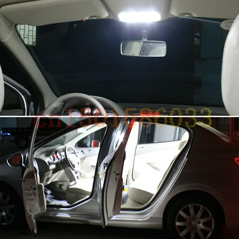 Led interior lights For pontiac vibe 2003-2008  11pc Led Lights For Cars lighting kit automotive bulbs Canbus