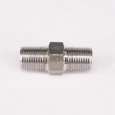 

1/8" BSPT Male Hex Nipple 304 Stanless Steel Pipe Fitting Connector High Pressure 2855 PSI