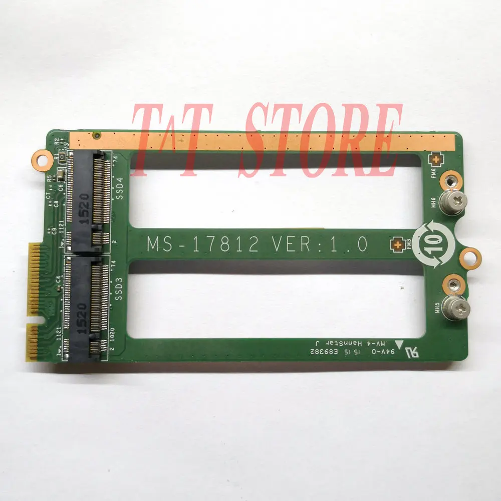 Slot para Cartão do Disco Rígido para Msi Gt72 2qd Ms1781 Ssd Ms-17812 Rev 1.0 Bom Teste Original
