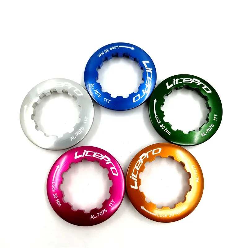 LITEPRO Cassette Freewheel Lock Caps 11T Flywheel Cover Aluminum Alloy 7075 Mountain Bike Road Folding Bicycle Freewheel Part