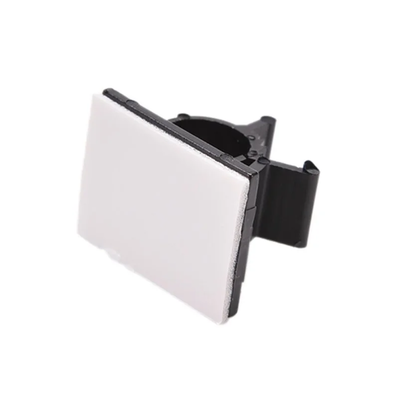 10Pcs Diameter 13-16mm Cable Clips Self-Adhesive Cord Management Black Wire Holder Organizer Clamp Plastic Line Cable Clips