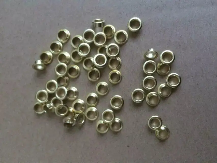 5.5 Mm 10.5 Mm 12 Mm Grommet untuk Double Ring Manual Grommet Mesin Lubang Mesin