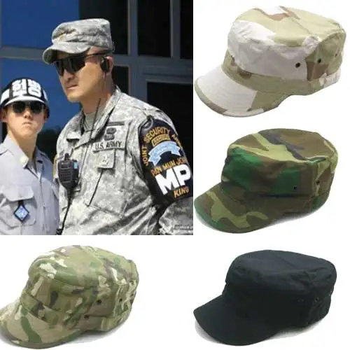 Tactical Military Hats: Many Colors Kepi Outdoor Camouflage Caps High Quality Thickened Soldier Cap