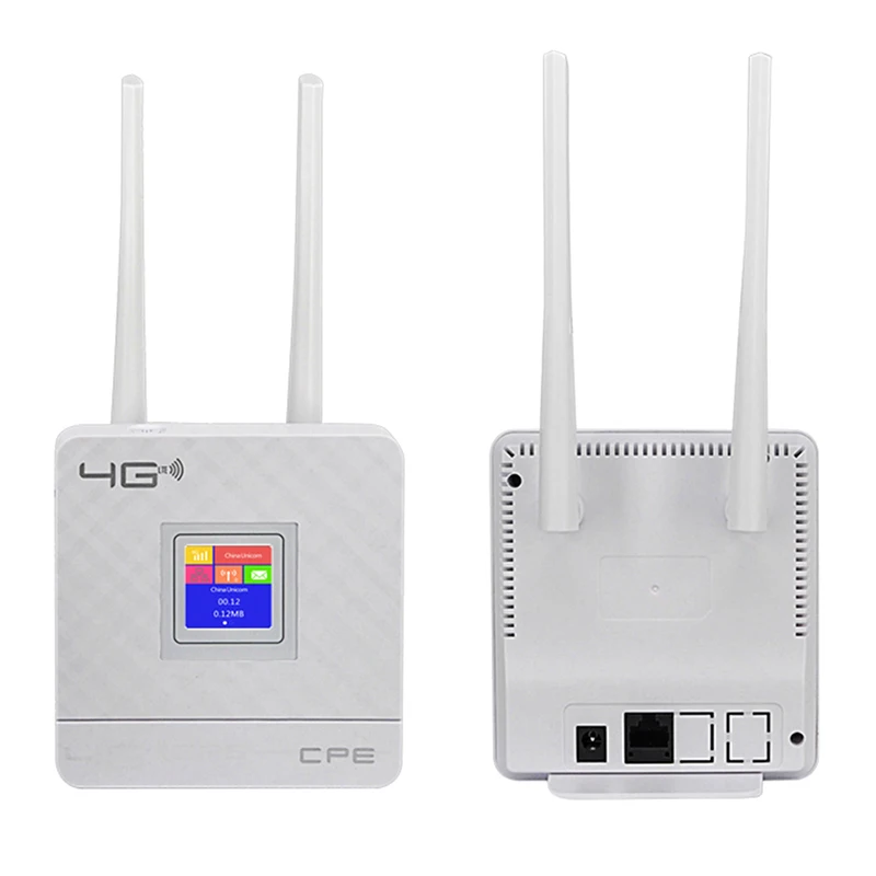 TIANJIE CPE903 Lte Home 3G 4G 2 antennes externes Wifi Modem CPE routeur sans fil avec Port RJ45 et emplacement pour carte Sim