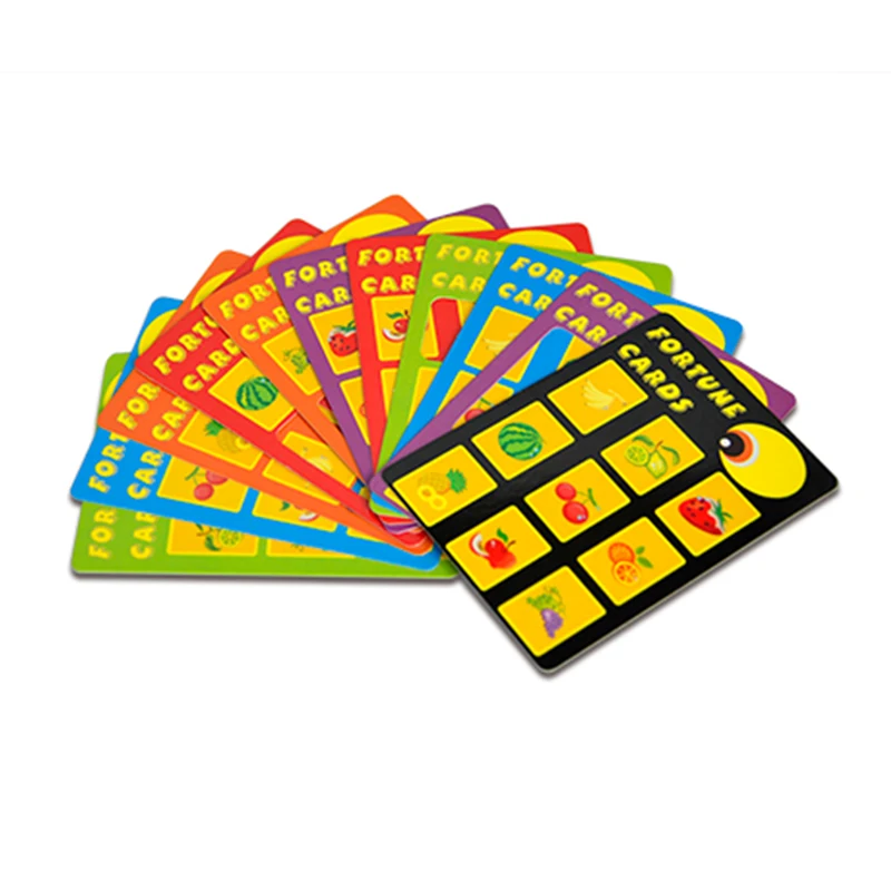 1 Set Soul Playing Card Magic Tricks Soul Telepathy Fruit Cards Magic Tricks Magic Props Toy For Childen Christmas