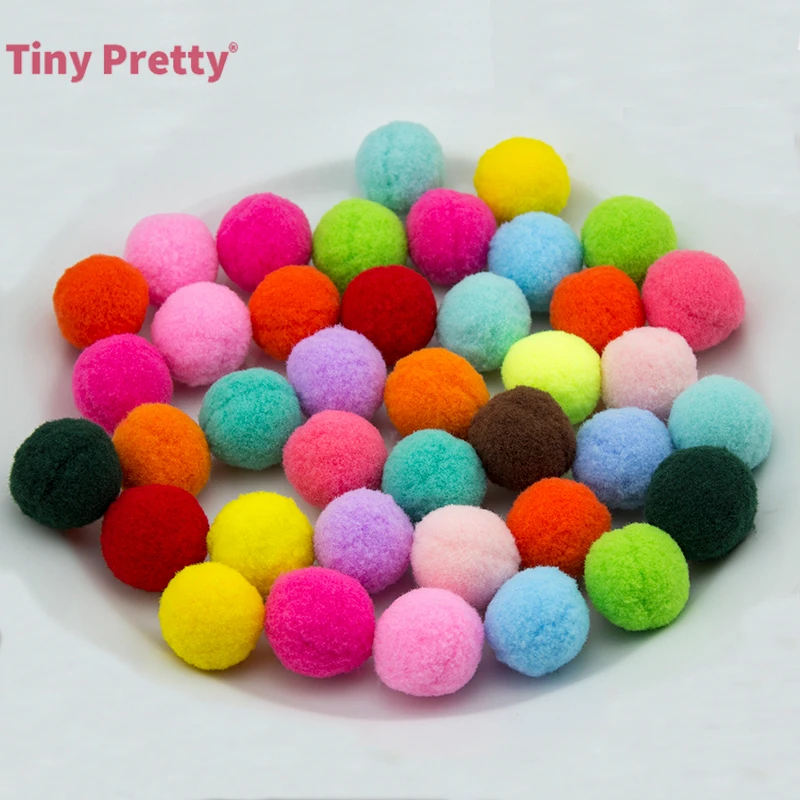 

500 PCS High Density Polyester Pompoms Craft Pom Poms Loose Balls for Garlands, Party Decoration, DIY Craft Supplies