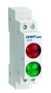 5PCS CHNT ND9 Pilot Light LED Red Green 230V Indicator Modular DIN Rail Switch CHINT