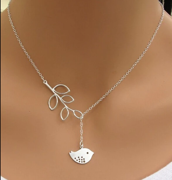 NK609+ Hot Selling New Punk Minimalist Infinity Luck 8 Cross Leaf Pendants Necklaces For Women Jewelry Clavicle Chain Collier