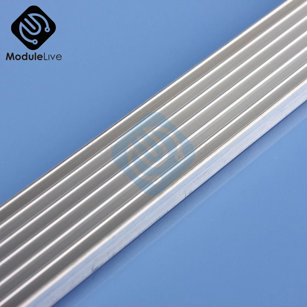 Silver-White Heat Sink LED 150x20x6mm Heat Sink Aluminum Cooling Fin 150x20x6 150*20*6