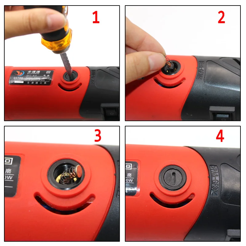 10 pezzi Mini trapano elettrico smerigliatrice sostituzione spazzole di carbone pezzi di ricambio per motori elettrici strumento rotante 5x8x12.5mm