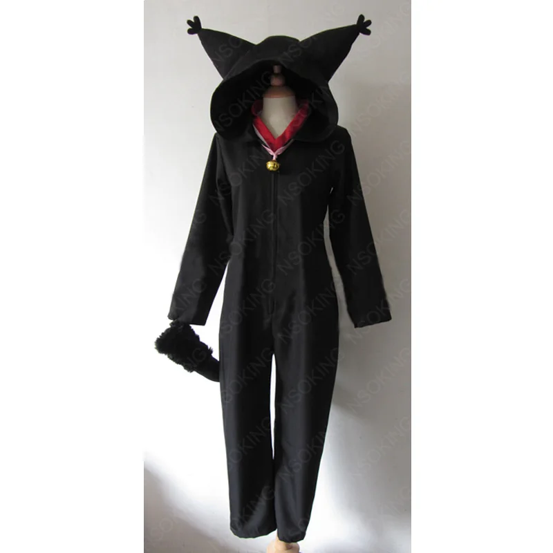 

Anime Acchi Kocchi Black Cat Jumpsuits Miniwa Tsumiki Cosplay Costume Any Size