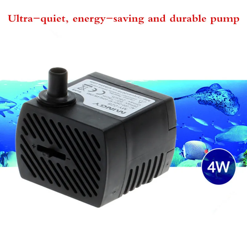 MY-028 Mini Submersible Pump Water Pumps Process Safety Static Energy Saving Environmental Protection 4W Lift 0.75M 