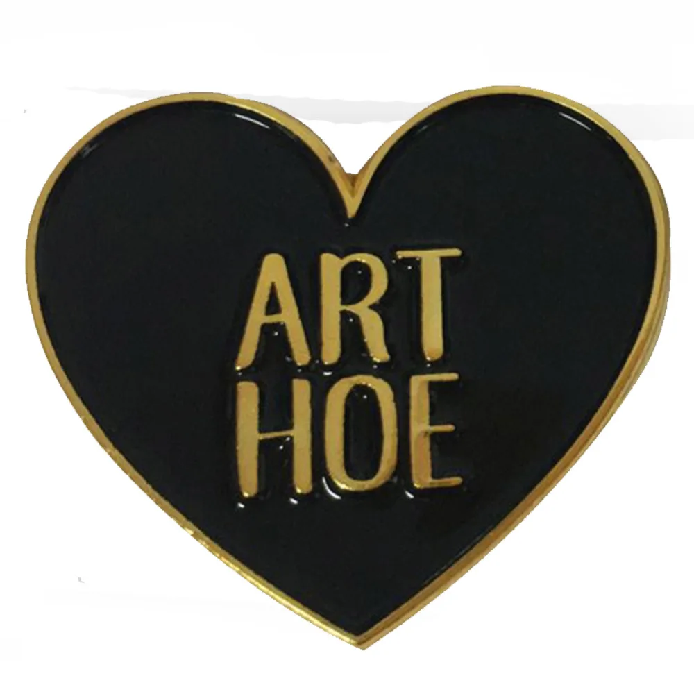 most popular love painted badges cheap carved glue badge