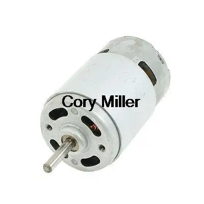 DC 12V 12000RPM 2 Pins Rotated Speed Cylinder ShapeD Motor