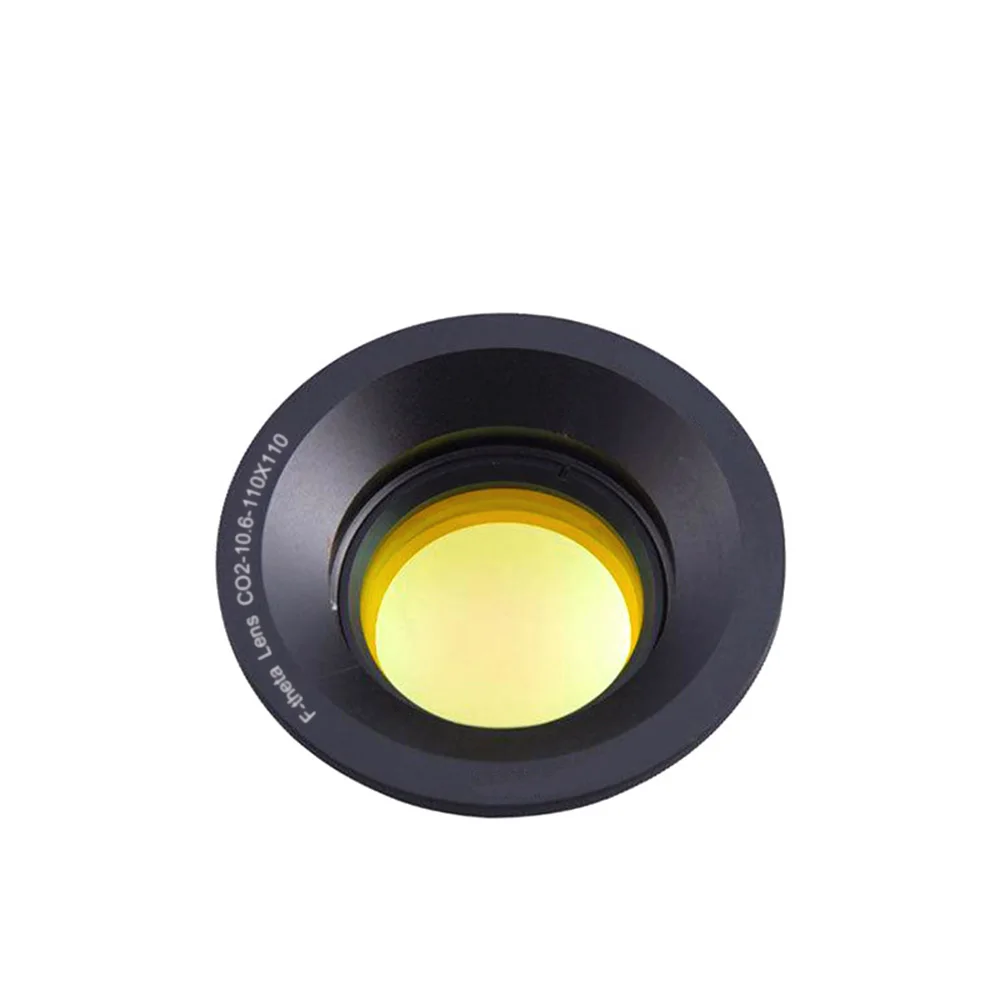 Co2 F-theta Scan Lens Field Lens 10.6um Dia.48mm Thread M85X1 110x110mm FL.100-592mm for Co2 Laser Marking Machine Parts