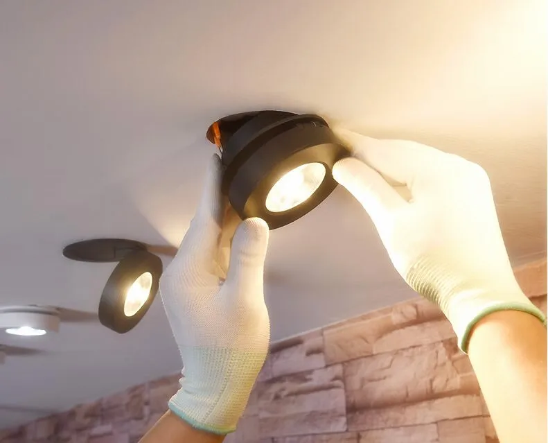 Ultra thin LED Spotlight 15W rotation Aisle Recessed Ceiling Lamp Adjustable LED exhibition Down light