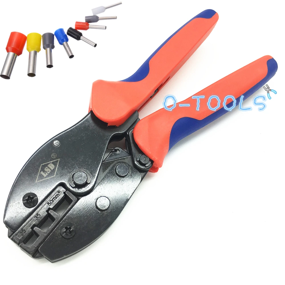 High Quality Crimping tool for wire-end ferrules 25,35,50mm2 cable end sleeves crimpers LY-2550GF 4~1AWG